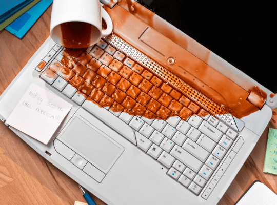 Spilled Coffee on Your Laptop? Here's What to Do